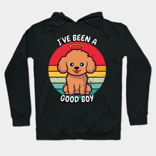 Cute brown Dog is a Good Boy Hoodie